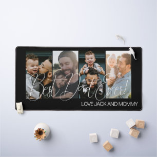 Script moderne Custom Four Photo Fête des pères