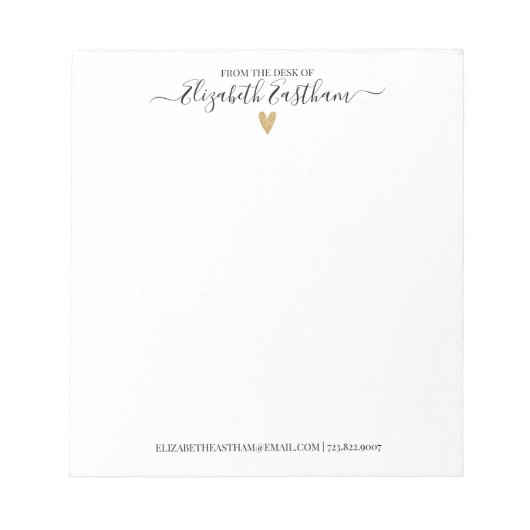 Script moderne du bureau du Bloc-notes (Devant)