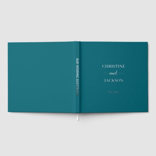 Script moderne élégant Bleu Mariage Turquoise Arge (Complet)