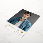 Script moderne élégant Grad | Tendance 1 Carte pho (Rotation)