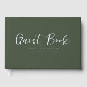 Script moderne Elegant Mariage vert (Recto)