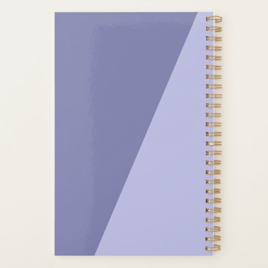 Script moderne élégant Simple Purple Nom de l'anné (Dos)