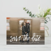 Script Moderne Enregistrer La Date Faire-part Phot (Debout devant)