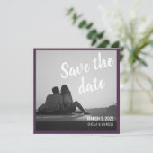 Script Moderne Enregistrer Le Carte photo Mariage  (Debout devant)