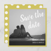 Script Moderne Enregistrer Le Carte photo Mariage  (Devant / Derrière)