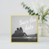 Script Moderne Enregistrer Le Carte photo Mariage  (Debout devant)