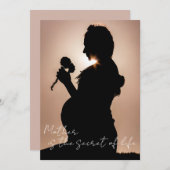 Script moderne et carte de vacances photo mère (Devant / Derrière)