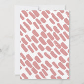 Script moderne Faire-part de mariage photo (Dos)