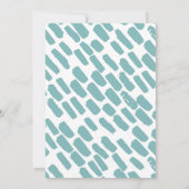 Script moderne Faire-part de mariage photo (Dos)