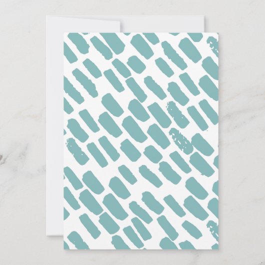 Script moderne Faire-part de mariage photo (Dos)