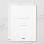 Script moderne Famille Photo Carte de vacances (Dos)