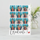 Script moderne Graduate 12 Photo Collage Merci (Debout devant)