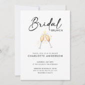 Script moderne | Invitation de Brunch nuptial (Devant)