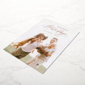 Script moderne Joyeux Vacances en famille Photo Ho (Rotation)