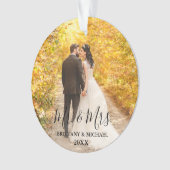 Script moderne M. & Mme Mariage Photo (devant)