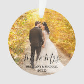 Script moderne M. & Mme Mariage Photo (devant)