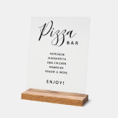 Script Moderne Mariage Pizza Bar Transparent (Angle)