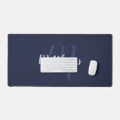 Script moderne Monogramme personnalisé et nom (Clavier et souris)