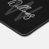 Script moderne Monogramme personnalisé et nom (Coin)