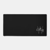 Script moderne Monogramme personnalisé et nom (Recto)