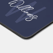 Script moderne Monogramme personnalisé et nom (Coin)