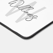 Script moderne Monogramme personnalisé et nom (Coin)
