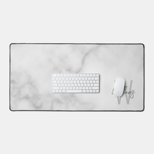 Script moderne Monogramme personnalisé et nom (Clavier et souris)