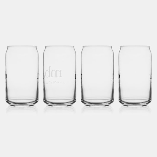 Script moderne noir blanc tendance Monogramme init (Droite)