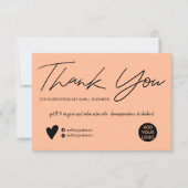 Script moderne noir et ordre de pêche merci (Devant)