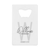 Script moderne Nom du Groomsman personnalisé (Devant)