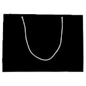 Script moderne Nom personnalisé Grand sac cadeau (Dos)