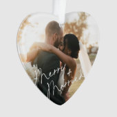 Script moderne Nouveau marié Premier ornement de N (devant)