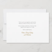 Script moderne Nouveau-né bébé 3 Merci photo (Dos)