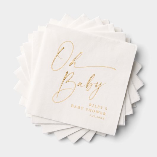 Script moderne Oh Baby shower (Insitu (empilé))