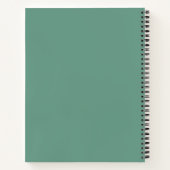 Script moderne Pastel Girly Gratitude Carnet (Dos)