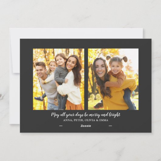 Script moderne Peace Love Simple Appartement Carte (Dos)