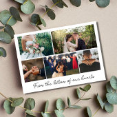 Script moderne Photo Collage Mariage Merci