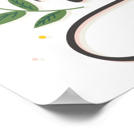 Script moderne, poster merci (Coin)