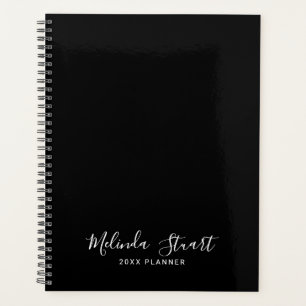 Script moderne professionnel noir et blanc