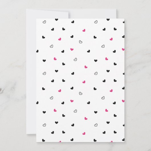 Script moderne rose 30e anniversaire Invitation de (Dos)