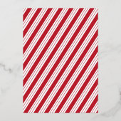 Script moderne Single Dog Photo Foil Carte de Noël (Verso)