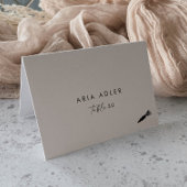 Script moderne Veggie Menu Option Cartes de place