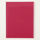 Script moderne Viva Magenta Mariage minimaliste (Dos)