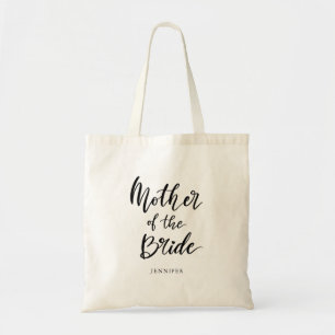 Script Moeder van de bruid typografie bruiloft Tote Bag