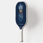 Script Monogram Ananas Kuststrand Pickleball Paddle (Links)