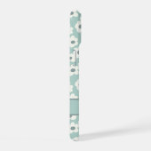 Script Monogram Boho Vert Blanc Gris Floral (Côté droit)
