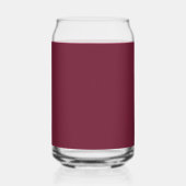 Script monogram, modern rood blikvorm glas (Achterkant)