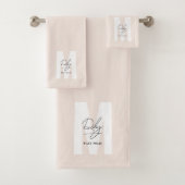 Script Monogramme Rose rose moderne signature chic (En situation)