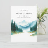 Script Mountain Save The Date (Staand voorkant)