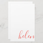 script naam briefpapier (Voorkant / Achterkant)